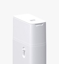 SLIMFLOW 100 — омекотител 20 см ширина, 9 л смола — бял корпус