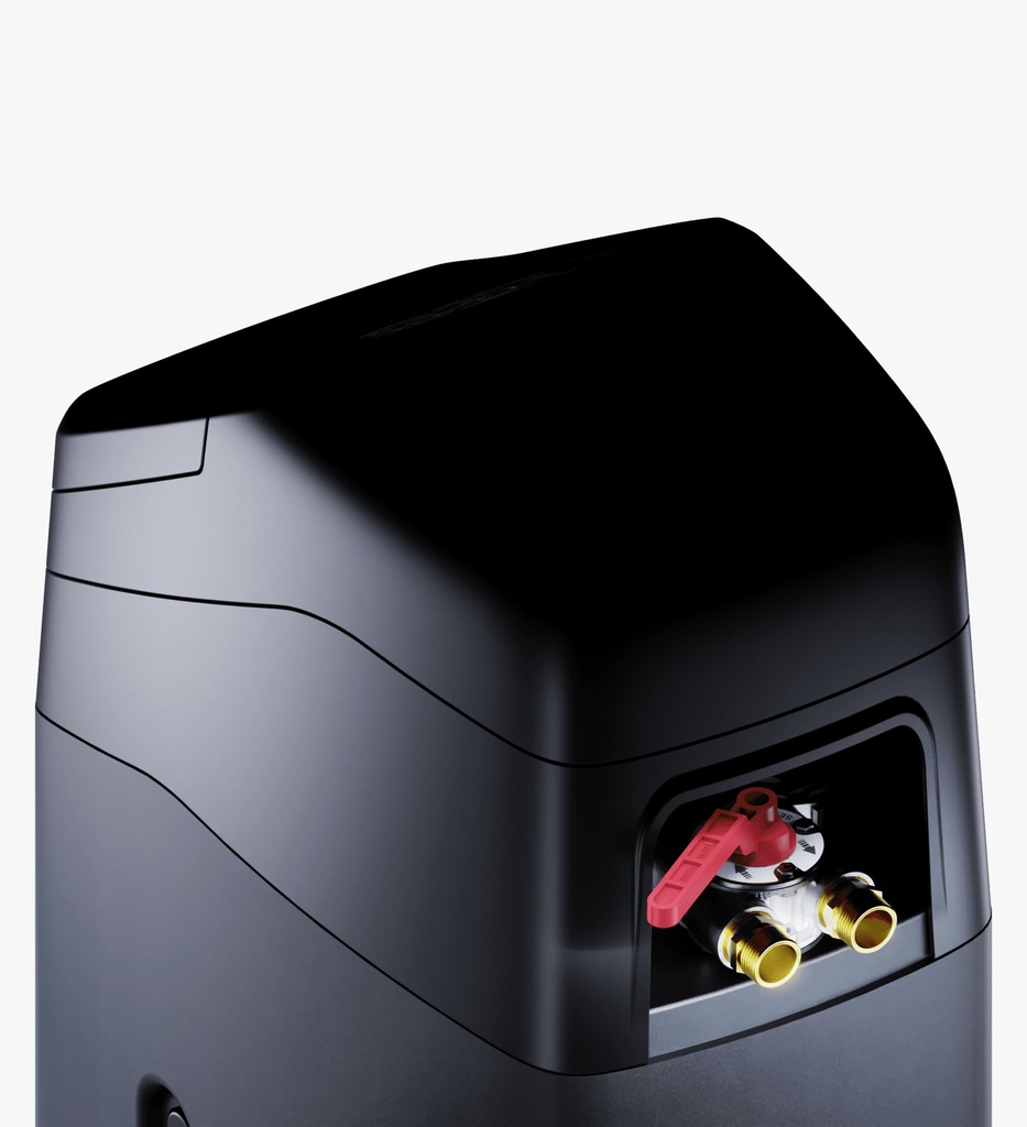 SMARTFLOW 125 PRO — смарт омекотител, 12 л смола — главата с байпас, черен корпус